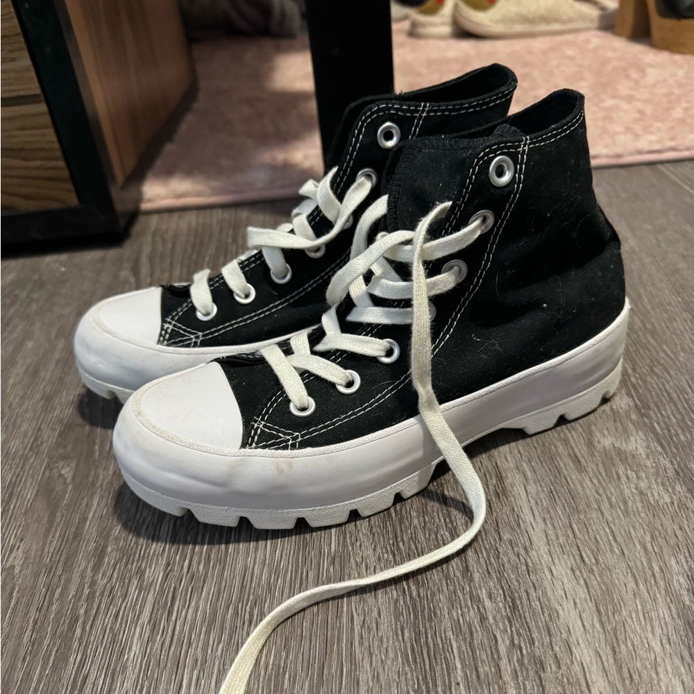Converse Lugged hi top black